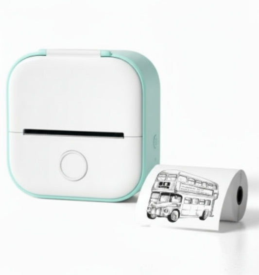 Portable Mini Thermal Label Printer Home Photo Printer Student Bluetooth Printer Price Tag
