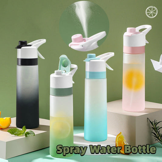 Spary Water Bottle-Large Capacity  Fitness & Travel  Hydration Cup