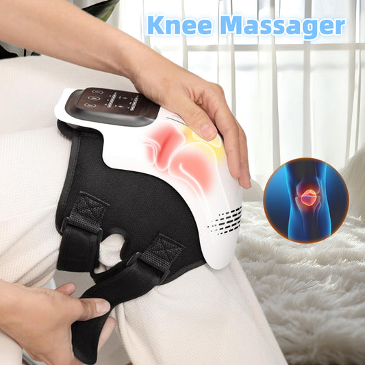 Smart Heating Knee Massager-Infrared Therapy & Vibration for Pain Relief and Joint Relaxation