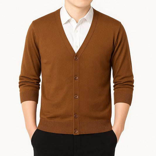 New Thickened Casual Knitted Sweater Cardigan For Men
