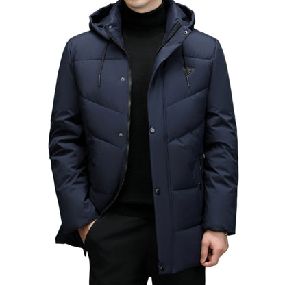 Down Cotton-padded Jacket Korean Casual Fall Winter Coat Men