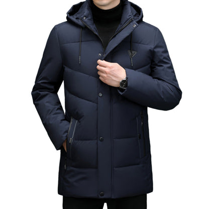 Down Cotton-padded Jacket Korean Casual Fall Winter Coat Men